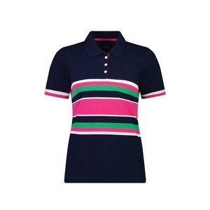 Meilleur Vente Chaude Tricoté Sublimation Multi Couleur En Gros Golf Rayé Polo Col Chemise Femmes Bangladesh dépassement fournisseur - Product Image 5