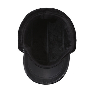 Outdoor Sports Leather <b>Cap</b> Adjustable Buckle Soft Durable Stylish Unisex Hat for Travel <b>Hiking</b> Cycling Sun Protection Breathable - Product Image 3