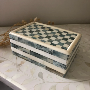 Caja de Joyería para Mujer y Niña, con Incrustaciones de Hueso, Caja de Almacenamiento de Joyas, Caja Decorativa para el Hogar, para Guardar Objetos - Product Image 4