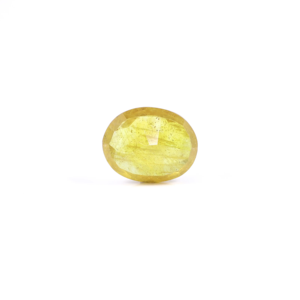 Handcrafted 3.3 Carat Oval Cut Yellow Sapphire Loose Gemstone for Fine Jewelry - Product Image 2