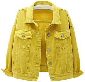 Veste en jean personnalisée à imprimé léopard funky avec ceinture, décorations cloutées et perles noires, manches longues pour femme - Product Image 3