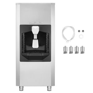 Dispenser di Ghiaccio ad Alta Capacità 180 Libbre con Contenitore, Tritaghiaccio Automatico 20 Libbre/Min, Dispenser di Bevande Regolabile in Altezza - Product Image 1