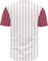 Jersey Baseball Sublimasi Kustom Grosir Pabrik Terlaris Unisex Lengan Pendek Seragam Olahraga