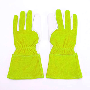 Nouveauté : Gants de soudage TIG/MIG en cuir de vache résistant à la chaleur, doublure en Kevlar, pour four, grill, cheminée, soudeur - Product Image 4
