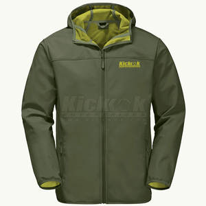 <b>Waterproof</b> Hooded <b>Thin</b> Windbreaker <b>Jacket</b> with Front Logo Stylish Design for Outdoor Sports & Daily Casual Wear Winter - Product Image 4