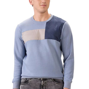 Sweat-shirt homme pas cher de haute qualité, col rond, personnalisé, en coton uni, manches longues - Product Image 1