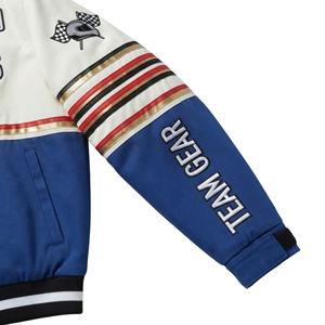 Custom Unisex Racing Team <b>Jacket</b> Full Zip Motorsport <b>Bomber</b> Embroidered Logo Windproof Anti-Uv <b>Summer</b> % Cotton Streetwear - Product Image 6