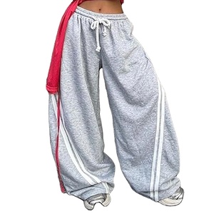 Pantalon de jogging ample pour homme, en coton épais 450 g/m², à rayures personnalisées, doux et personnalisable, pour adolescents - Product Image 1
