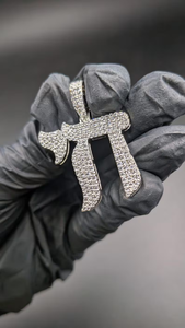 VVS Moissanite Diamond 925 Sterling Silver Hip Hop statement Fashion Pendant Handmade Setting for Unisex Gift - Product Image 3