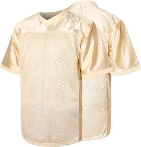 Maillot de sport unisexe pour adulte en jersey bleu à col en V et manches courtes avec rayures noires sur les manches, respirant, en polyester - Product Image 3