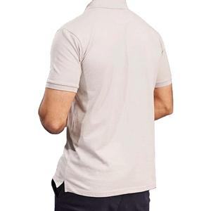 Chemise de golf en coton tricoté grande taille respirante polyester élasthanne avec logo personnalisé séchage rapide pour homme sport 2026 - Product Image 2