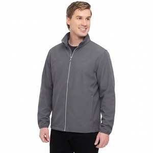 Chaqueta Safari de Lona para Hombre, Casual, de Invierno, con Cierre, Cuello Mao, Chaqueta de Exterior Cálida y Resistente al Viento, Venta al Por Mayor OEM - Product Image 2