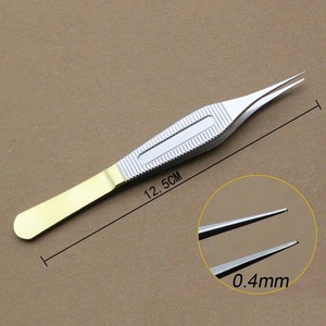 Ametrine Surgical Adson Stainless Tissue Forceps Rhinoplasty Cartilage Thumb Tweezers <b>Plastic</b> Surgery Ocularplastic <b>General</b> - Product Image 3