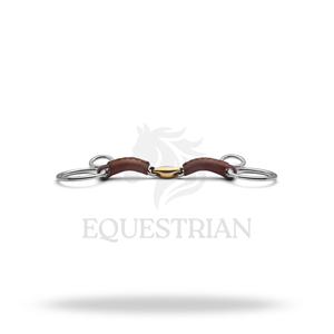 Mors à rênes recouvertes de cuir Baucher pour l'entraînement et le contrôle équestre - Product Image 3