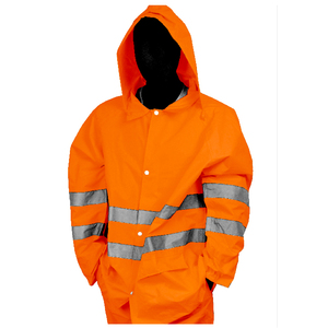 100% Waterproof Safety Jackets for <b>Men</b> Hi Vis Reflective Work Jackets Construction <b>Rain</b> <b>Coats</b> Best Quality Security Jackets - Product Image 4