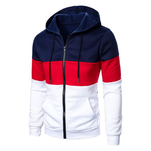 Sweat à capuche pour homme, manches longues, doublure polaire, mélange de coton, broderie personnalisée, coupe-vent, protection solaire, évacuation de l'humidité - Product Image 1
