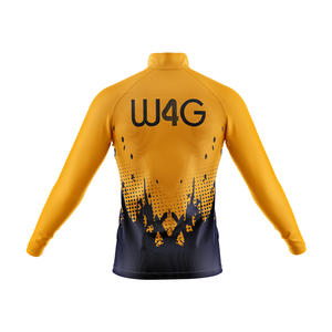 Maillot de cyclisme personnalisé grande taille, respirant, sans coutures, à manches longues, pour vélo de route, séchage rapide, évacuation de l'humidité, nom personnalisé imprimé - Product Image 6