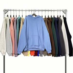 Fabricante de Sudaderas H5463, Sudaderas Personalizadas al por Mayor, Sudaderas Holgadas de Mezcla de Algodón de 350 g/m², Sudaderas Extra Grandes para Hombre y Mujer - Product Image 1