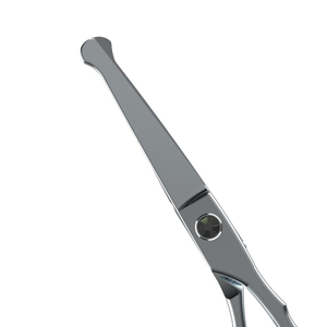Ciseaux de coiffure professionnels de 6 pouces, dernier design, faible MOQ, en acier inoxydable, pointe arrondie, pour droitiers, avec étui en cuir - Product Image 4