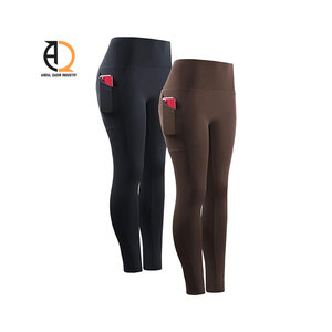 Leggings de sport pour femme, taille haute, effet push-up, à motif écossais, pour le yoga, la gym et l'entraînement - Product Image 5