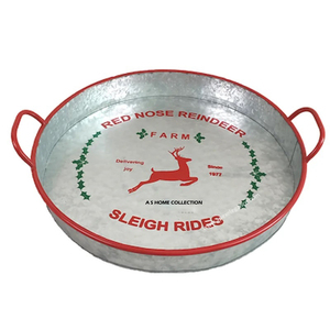 Trusted Manufacturer <b>Tree</b> Printed Design Christmas Tray Dinnerware Decorative <b>Tabletop</b> Blank Sublimation - Product Image 6