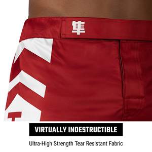 Pantalones cortos de kickboxing para hombre, pantalones cortos de entrenamiento de artes marciales con cintura elástica y cordón, ligeros, de secado rápido, para gimnasio, entrenamiento, artes marciales, mma - Product Image 4