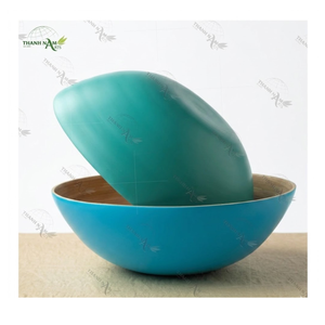 Eco-Friendly Disposable Spun Bamboo Fruit Bowl Customized Classic Design for Kitchen <b>Table</b> Display Lightweight Decorative - Product Image 1