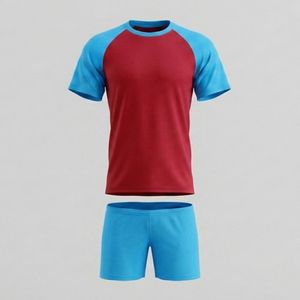 Conjunto de Uniforme de Fútbol para Hombre, Jersey y Pantalones Cortos de Poliéster, Ropa Deportiva Ligera y Transpirable, Diseño Personalizado - Product Image 1