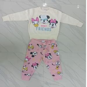 ¡Nueva llegada de alta calidad de los niños de manga larga Camiseta Set Venta de ropa usada al por mayor de fabricante indio! - Product Image 5