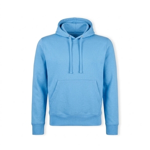 Sweat à capuche pour homme, coupe classique, avec cordon de serrage réglable, sans poches sur le devant, manches longues et poignets côtelés - Product Image 4