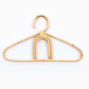 Rainbow rattan hangers for kids clothes organiser beautiful wooden coats & pants <b>display</b> hanger - Product Image 1