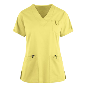 Uniforme médico de alta calidad, uniforme de enfermera, buen estiramiento para mujeres con color y diseño personalizados, fabricante SaoMai - Product Image 4