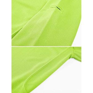 Polo de golf bicolore pour homme, col contrastant, manches courtes, respirant, coupe extensible - Product Image 5
