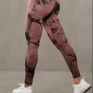 Leggings Deportivos para Mujer, Cintura Media, Elásticos, Anti-UV, Ecológicos, Transpirables, Sin Costuras, Spandex/Nailon - Product Image 1