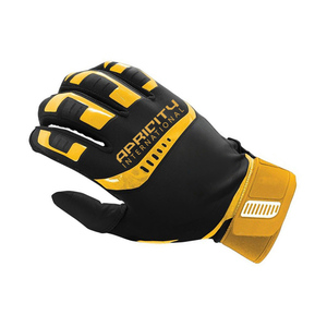 New Arrival Adult Baseball Batting Gloves Leather Made Comfortable Fit with Straps Customized Color & Logo <b>Hook</b> and Loop Closure - Product Image 3