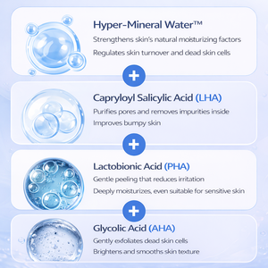 Cápsulas de Gel de Agua Mineral Free Peeling Glow Shot 1500, Aclarantes, Suavizantes de la Textura de la Piel, Cuidado de los Poros, Cosmética Coreana - Product Image 5