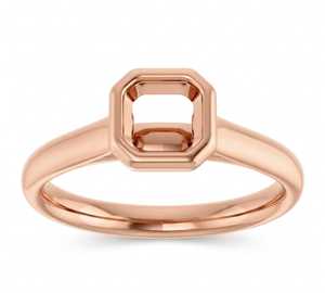 Anillo de Plata de Ley 925 de 7mm con Engaste de Cojín, Semimontura, Base para Anillo, para Hombre, para Engastar Gemas, DIY, de Rajastán - Product Image 6