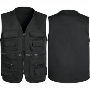 Chaleco de Trabajo Casual para Hombre al por Mayor, Multibolsillos, Alta Calidad, Servicio OEM, Ropa de Construcción Personalizada - Product Image 1