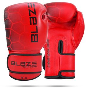 Guantes de Boxeo de Cuero Genuino al por Mayor para Entrenamiento de Boxeo, Sparring, Muay Thai, Kickboxing, MMA, Bagwork con Cierre de Velcro - Product Image 1
