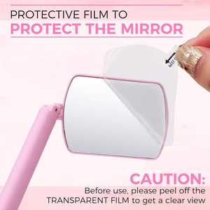 Wholesale Professional Custom Color Coated Stainless Steel 3X Lighted <b>Eyelash</b> Extension Makeup Mirror Private Label Cosmetic - Product Image 1