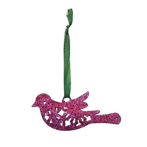 Christmas Hanging Metal Star Ornament <b>Blue</b> <b>Glitter</b> Decoration for Tree Home Party Holiday Decor Gift Piece Hanging Pendant - Product Image 3