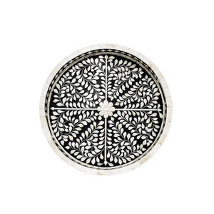 Plateaux de service carrés en bois avec perles pour table à manger, plateaux de service pour aliments et boissons, fournitures pour la maison, les hôtels et les restaurants - Product Image 4