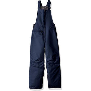 Combinaison de travail imperméable en polyester pour homme, noire, avec bretelles réglables - Product Image 4