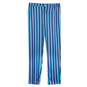 Vêtements de nuit unisexes de qualité supérieure, vêtements de maison pour l'automne et l'hiver, pyjamas imprimés, pyjamas en satin de soie respirant, taille plus - Product Image 2