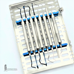Kit de túnel dental Premium F.J.INTERNATIONAL Mauri Vista, cassette de 8 piezas FJI-1112, juego de instrumentos dentales con aprobación CE - Product Image 1