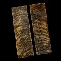 Plaquettes de couteau en corne de bélier naturelle, plaquettes de couteau en corne de mouton, poignées vierges pour la coutellerie, couteaux personnalisés, vente en gros, poignée de couteau rectangulaire personnalisée