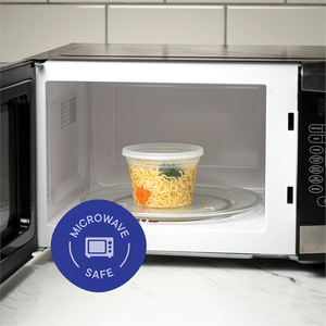 Contenedores Desechables de Plástico PP de 16 oz para Almacenamiento de Alimentos, Herméticos, con Tapas, 48 Unidades, para Fiestas, Diseño Moderno, Aptos para Congelador - Product Image 2