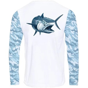 Chemise de pêche personnalisée pour l'extérieur, légère, respirante, à séchage rapide, avec impression par sublimation couleur intégrale - Product Image 4