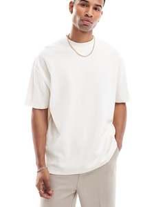 Camiseta de Compresión Oversize de Algodón 100% de Alta Calidad para Hombre, Personalizada, de Manga Corta, Ecológica y Transpirable, Venta al por Mayor - Product Image 4