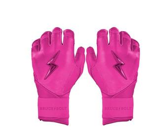 Guantes de Bateo de Cuero Max Clark Signature Series Bruce Bolt de Puño Largo, Alta Calidad, Personalizables, Múltiples Colores, para Adultos y Jóvenes - Product Image 2